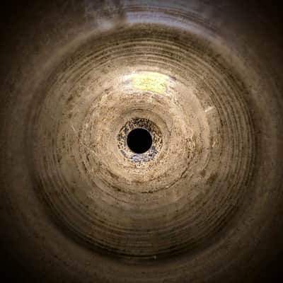 Zildjian Avedis 22" Vintage Block Stamp Hollow Logo 1954/1957 Sizzle Thin Light Jazz Crash Ride - 2570 grams image 5