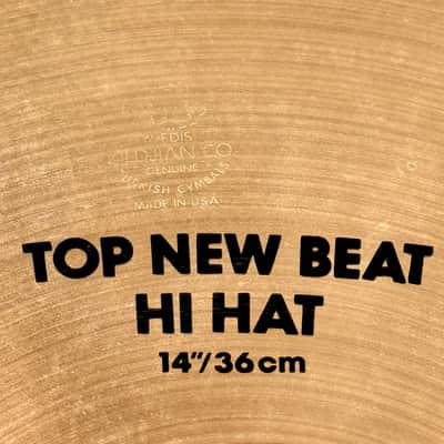 ULTRA CLEAN 14” Zildjian A NEW BEAT Hihats 920g 1379g EARLY MODEL! image 2