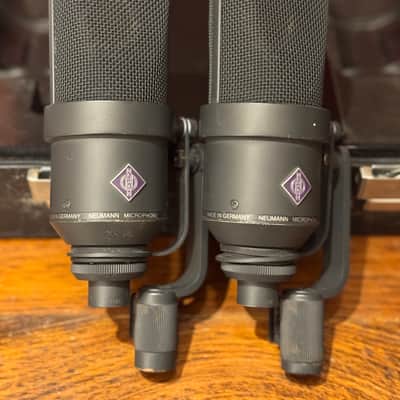 Matched Pair of Neumann TLM 170 P24/P48 Vintage 1985 Gotham Audio 25th anniversary RARE image 5
