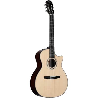 Taylor 314ce-N Grand Auditorium Classical Acoustic-Electric Guitar, with Case image 2