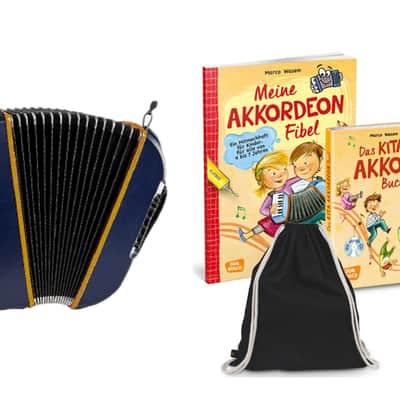 Hohner XS Kinderakkordeon blau-orange image 1