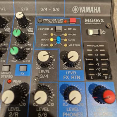 Yamaha MG06X 6-Channel Mixer - Compact Design - Excellent w/ Original Box & Power Supply image 14