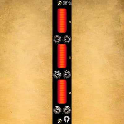 PARATEK Led VU meter "ДИУ-3к" К round black image 6