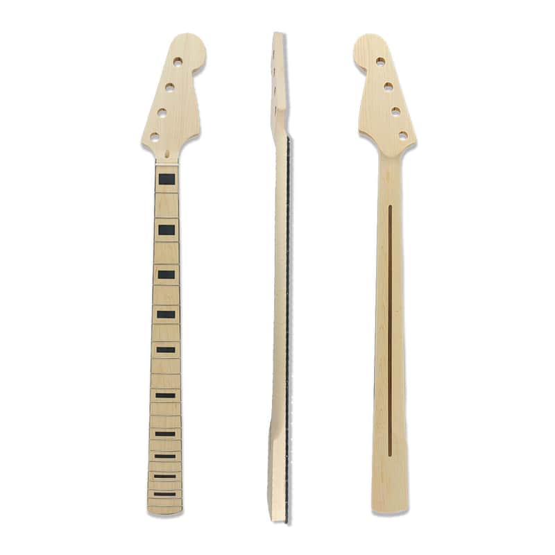22 Fret Maple Bass Guitar Neck 34inch Inlay Replace image 1