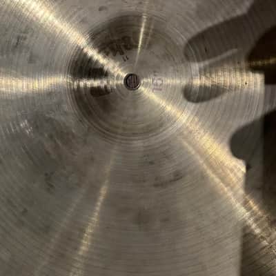 Rare Paiste 602 pre-serial 16’’ hi-hat image 5