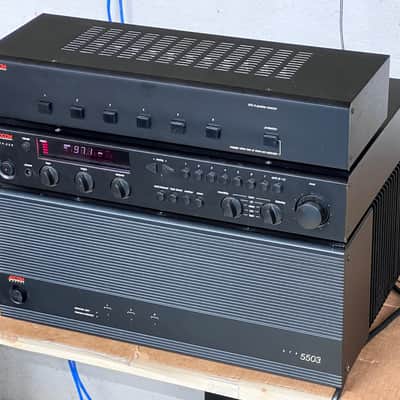 Adcom Adcom GTP 350 Pre & Adcom GFA 5503 Amp & Adcom GDS 6 speaker selector 1990-1999 - Black image 3
