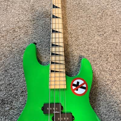 Jackson JS Series JS1X Dinky Minion with Amaranth Fretboard 2018 - 2021 - Neon Green image 2
