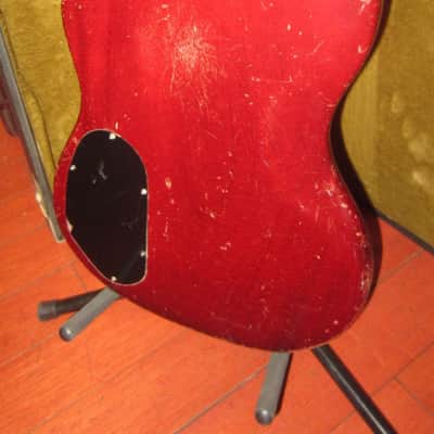 1974 Guild JS-II Bass Double Pickup Cherry Red image 6