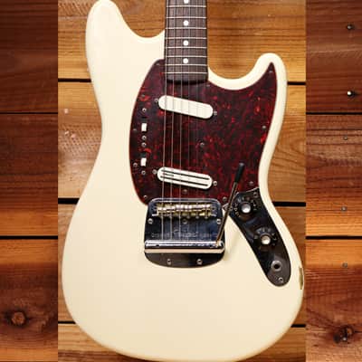 Fender MG-69 Mustang Reissue MIJ Olympic White w/ Duncan Pickup 20316 image 1