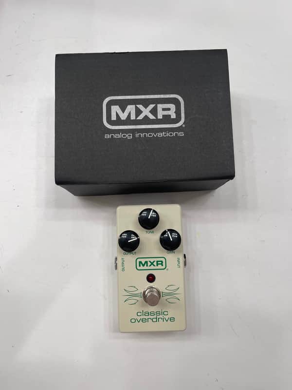 MXR Dunlop M-66 Classic Overdrive White Guitar Effect Pedal + Original Box image 1
