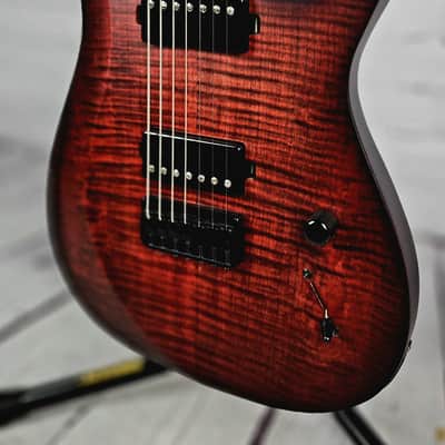 Schecter Sunset 7 Extreme 7 String Electric Guitar Scarlet Burst image 3