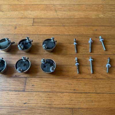 6 pack Vintage DW / Camco Collectors Turrent 80's 90' Style drum lugs image 3