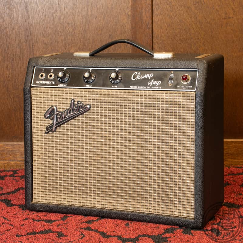 Fender Champ "Blackface" Full Original (Serial No. A11312) 1966 image 1