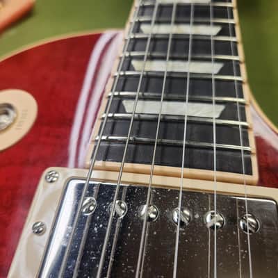 Gibson Les Paul Standard Limited Custom Color Edition Ebony fretboard 50s Neck Profile 2005 - 2006 - Black Cherry image 14