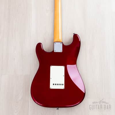 2008 Fender DiMarzio Collection Stratocaster '62 Vintage Reissue ST62-DMC Candy Apple Red, Japan CIJ image 3