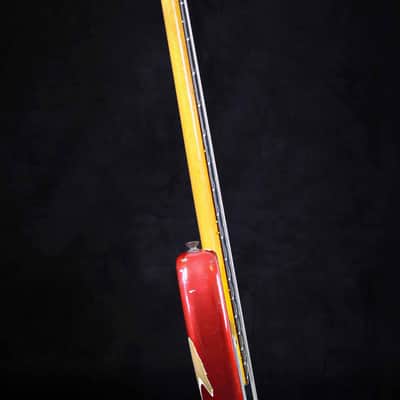 Fender Precision Bass with Rosewood Fretboard 1966 Candy Apple Red image 13