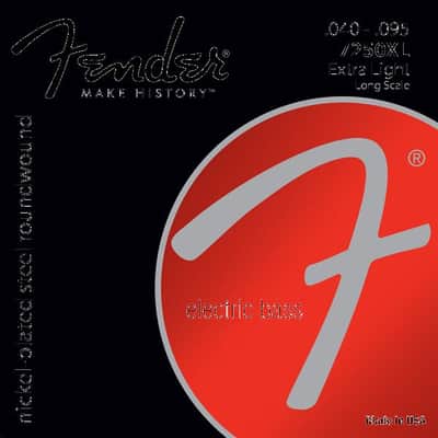 Fender 5250 Short Scale Nickel Plated Bass Strings .040 -.095 Made in the USA image 2