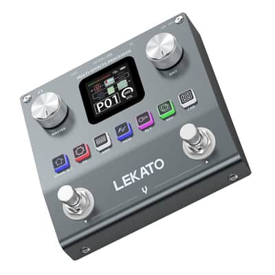 LEKATO Multi Effects Guitar Pedal Effect with 6 Effects Modules 80 Presets 20 IRs BT Audio Headphone Output image 12