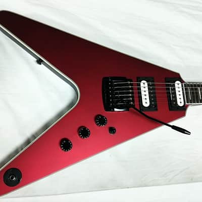 Dean V Select 24 Kahler electric GUITAR Metallic Red Satin NEW w/ Lightweight Case - Tremolo image 3