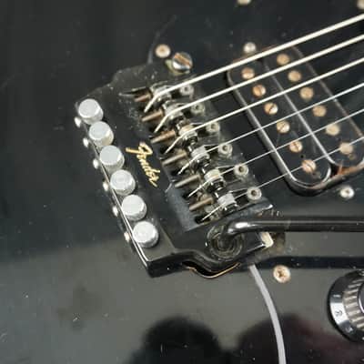 Fender Stratocaster Contemporary HSS Floyd Rose MIJ Fujigen E6 Black 1986-1987 image 8