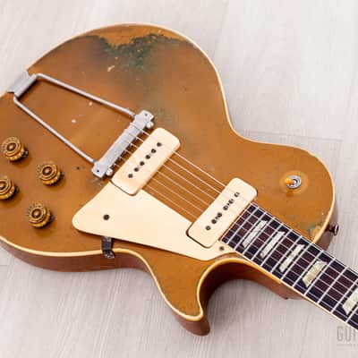 1952 Gibson Les Paul Standard Goldtop Vintage Guitar w/ Lifton Case image 9