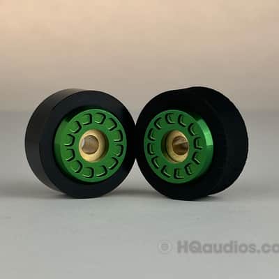 Pair of Pioneer RT-707/701 Pinch Rollers – Precision Replacement –Green–1Yr WRT image 3