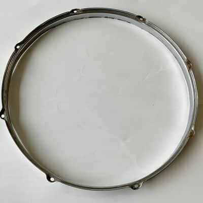 Gretsch 16” Stick chopper hoop 1950’s - Chrome over brass image 8