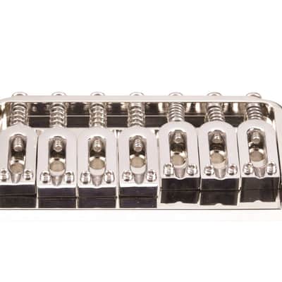Hipshot Fixed Bridge 7 String Nickel 41075N .175 floor image 4