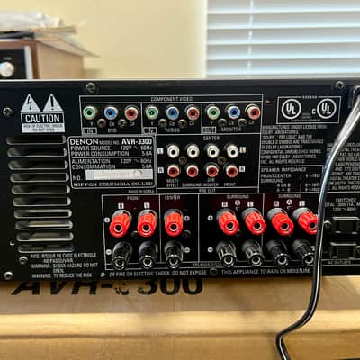 Denon AVR-3300 AV Surround Receiver w/ Remote, Box & Owner’s Manual; Tested image 8