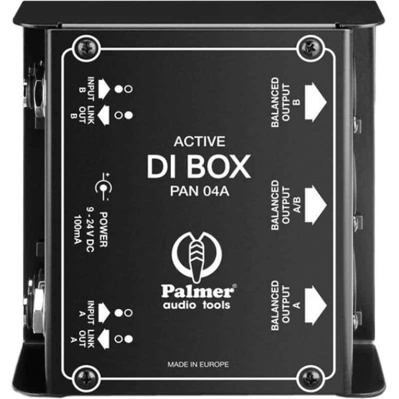 Palmer PAN 04 A DI-Box 2-Kanal Aktiv image 1