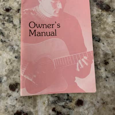 Takamine Guitar Owners Manual 1991 image 1