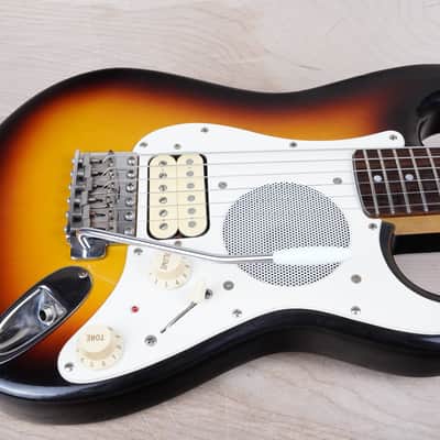 Fender ST-Champ Mini Stratocaster with Built In Speaker MIJ 1994 Sunburst Made in Japan w/ Bag image 4