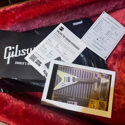 2023 Gibson Flying V 70s Reissue Classic White image 9