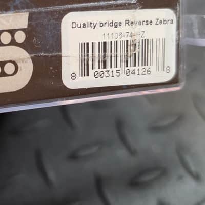 Seymour Duncan Duality Bridge Humbucker 2010s - Reverse Zebra 11106-74-RZ Pickup image 2