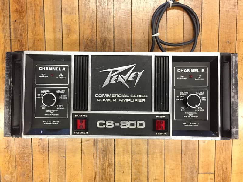 Peavey CS-800 Power Amplifier 1980s | Reverb