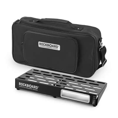 RockBoard TRES 3.1 (9.25" x 20") Pedalboard with Pro GigBag image 1