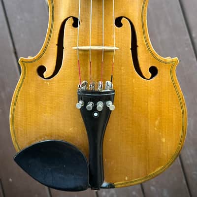 American Handmade Fiddle Violin by Lee Sprinkle of Vandalia, Illinois 1985 image 2