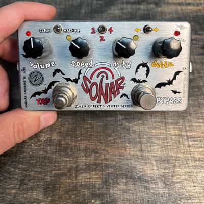 Zvex Vexter Series Sonar Tremolo with Tap Tempo 2010s - Silver with Graphic image 7
