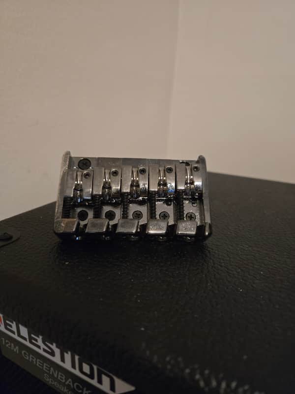 Ibanez Accu-cast B305 5 String Bass Bridge 2000's - Cosmo black (2BB4ACA026) image 1