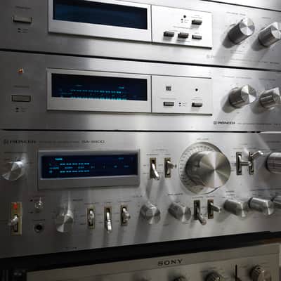 Pioneer SA-9800 Integrated Amplifier Recapped, CTF-1250 Tape Deck, Equalizer SG-9800, Reverberation SR-303 and Dynamic Processor RG-2. image 2