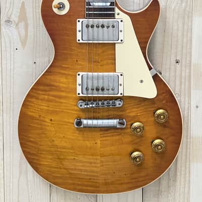 Gibson Custom Shop M2M True Historic Murphy Aged Les Paul '59 Reissue Orange Sunset Fade image 1