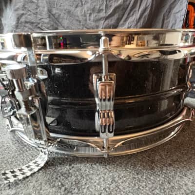 Ludwig  5x14 Black Galaxy (Blackrolite) 1990’s - Black Sparkle image 2