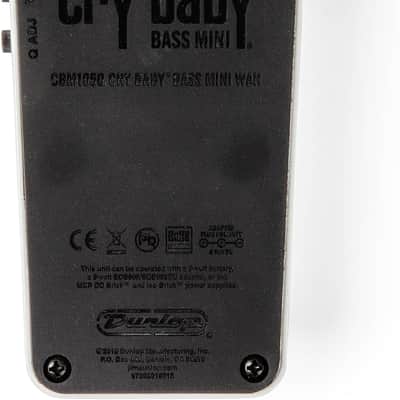 Dunlop CBM105Q Cry Baby Mini Bass Wah 2016 - Present - White image 5