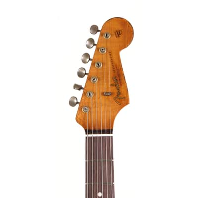 Fender Custom Shop 1962 Roasted Stratocaster Ultimate Relic Torino Red Masterbuilt Greg Fessler image 16