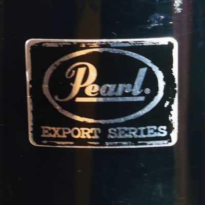 Pearl Export Series 8" and 10" Toms / Long Lug with Double Tom Stand / Black / 1990's image 9