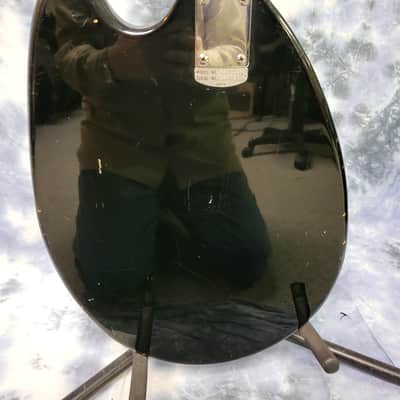 Video Demo 1967 Teisco May Queen Black White Pro Setup New Strings Hard Shell Case image 13