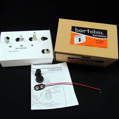 Bartolini HR-3.3AP Pre-Wired 2 Band EQ Active/Passive Vol, stacked bass/treble & blend