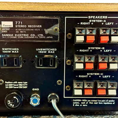 Vintage Sansui 771 Stereo Receiver PERFECT TEN!!! None Nicer!!! image 10