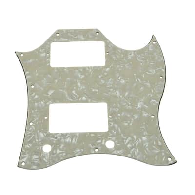 Gibson® SG Standard Full Face Batwing Pickguard - 4-Ply White Pearl image 5