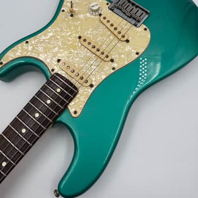 1992 Fender USA Stratocaster Electric- Turquoise image 3